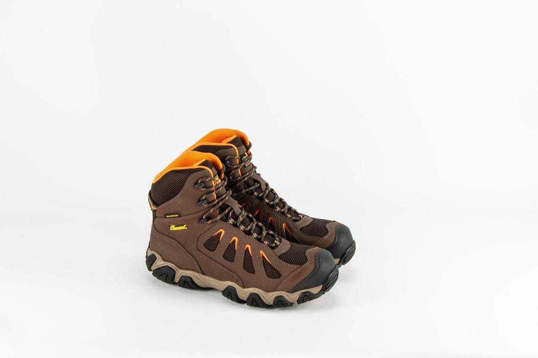 Crosstrex Series 6 Composite Toe Waterproof Hiking Boots for Men - Lightweight Safety Work Boots with Slip Resistant Outsole | Ideal for Construction, Outdoor Work & Hiking Adventures (Brown)