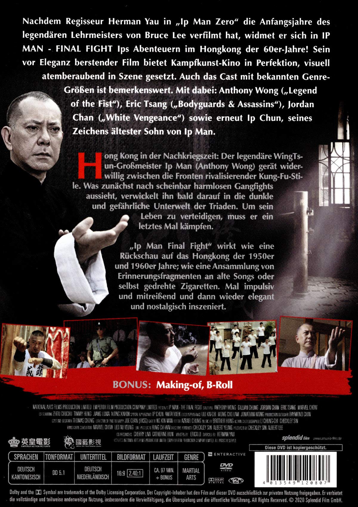 Ip Man Final Fight - Bruce Lee's Wing Chun Master in Action | Martial Arts Movie for Kung Fu & Action Film Fans | Perfect for Home Theater & Movie Nights