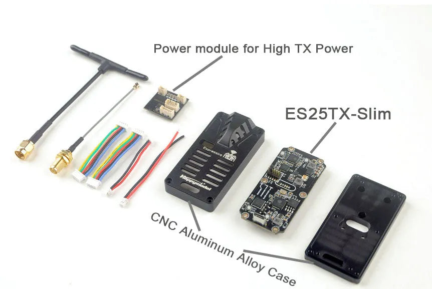 HappyModel 2.4GHz ExpressLRS ELRS TX Module ES24TX Lite for T-Lite - Long Range RC Drone Transmitter for FPV Racing and Freestyle Flying
