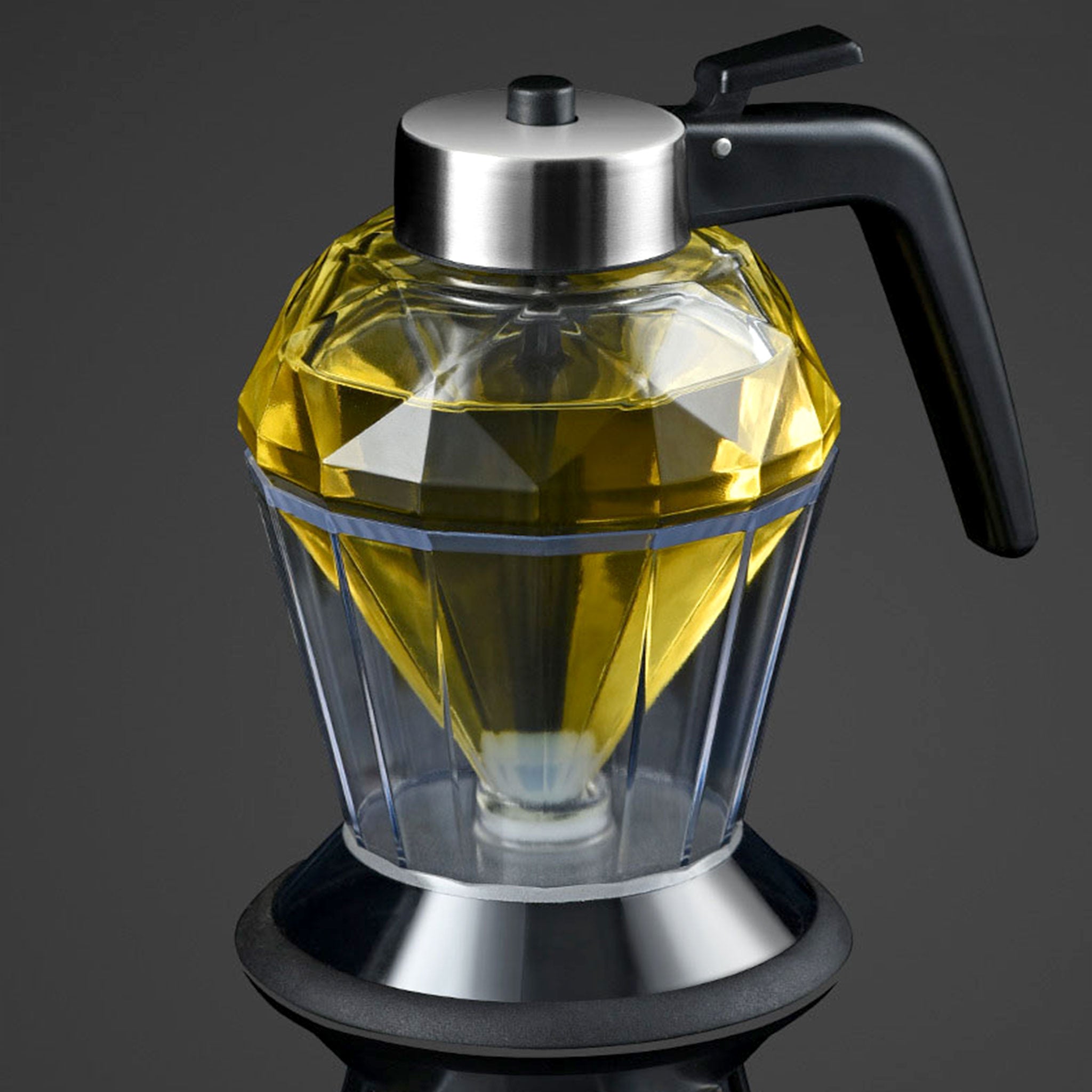 Premium Glass Honey Syrup Oil Dispenser Bottle - Drizzle & Pour with Precision for Pancakes, Salads & Cooking | Essential Kitchen Tool for Home & Restaurant Use