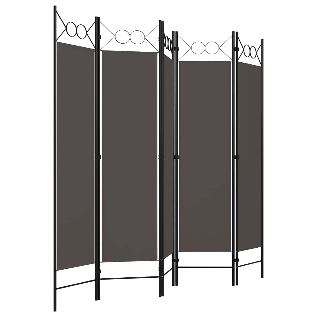 5-Panel Folding Room Divider Screen - 78.7