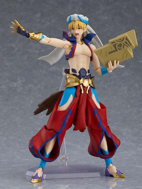Fate/Grand Order Gilgamesh Figma #468 Action Figure - Absolute Demonic Front: Babylonia Collectible Model for Anime Fans & Display
