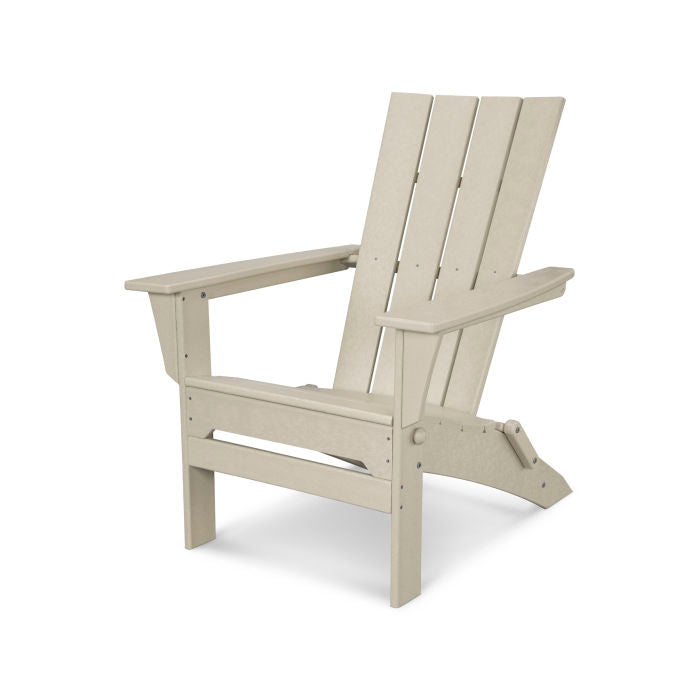 POLYWOOD Quattro Folding Adirondack Chair - Outdoor Patio Furniture, Weather-Resistant & Durable - Perfect for Backyard, Poolside, and Garden Relaxation