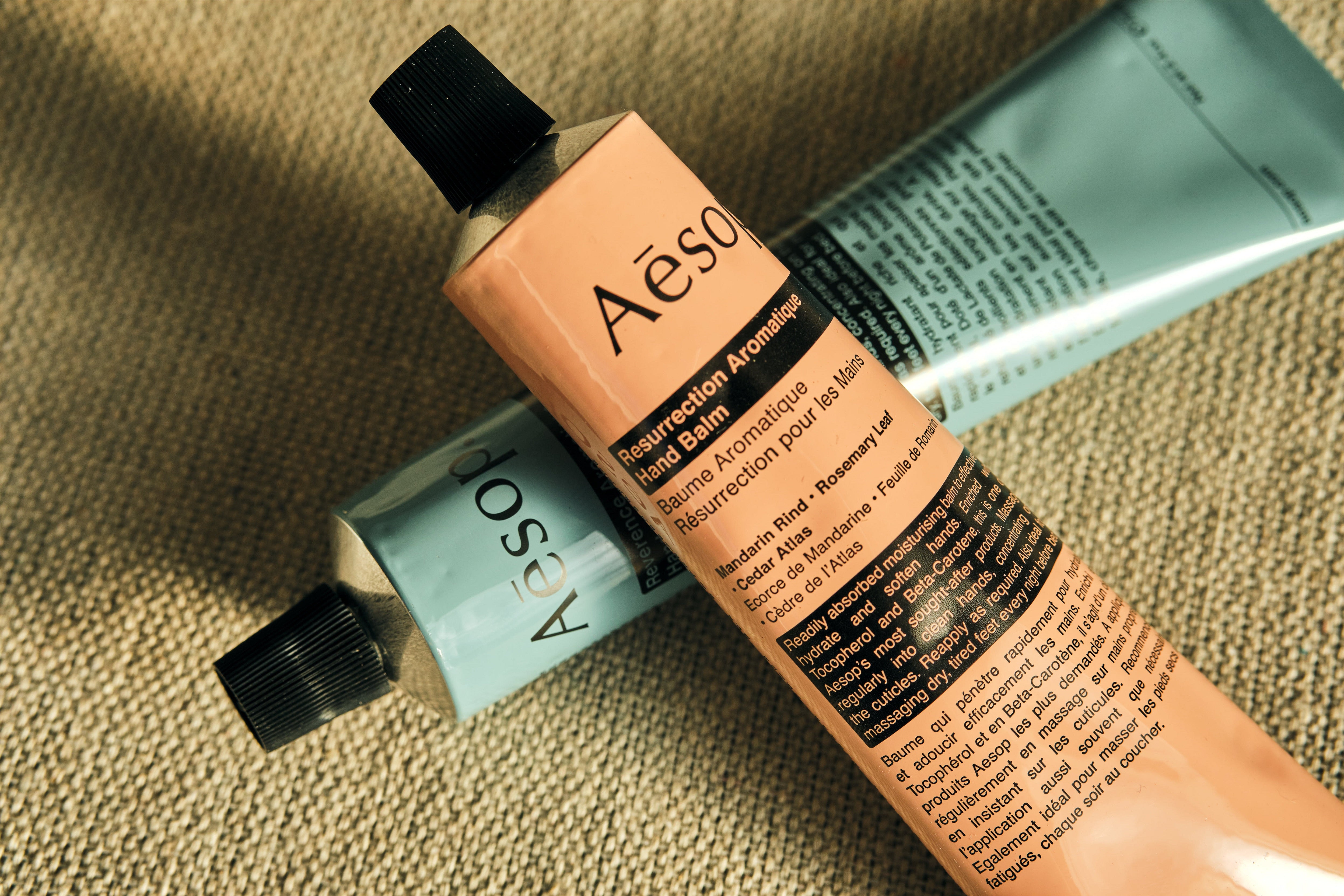 Aesop Resurrection Aromatique Hand Balm 75ml - Hydrating Hand Cream for Dry Skin, Natural Ingredients, Vegan & Cruelty-Free - Perfect for Travel, Office & Home Use