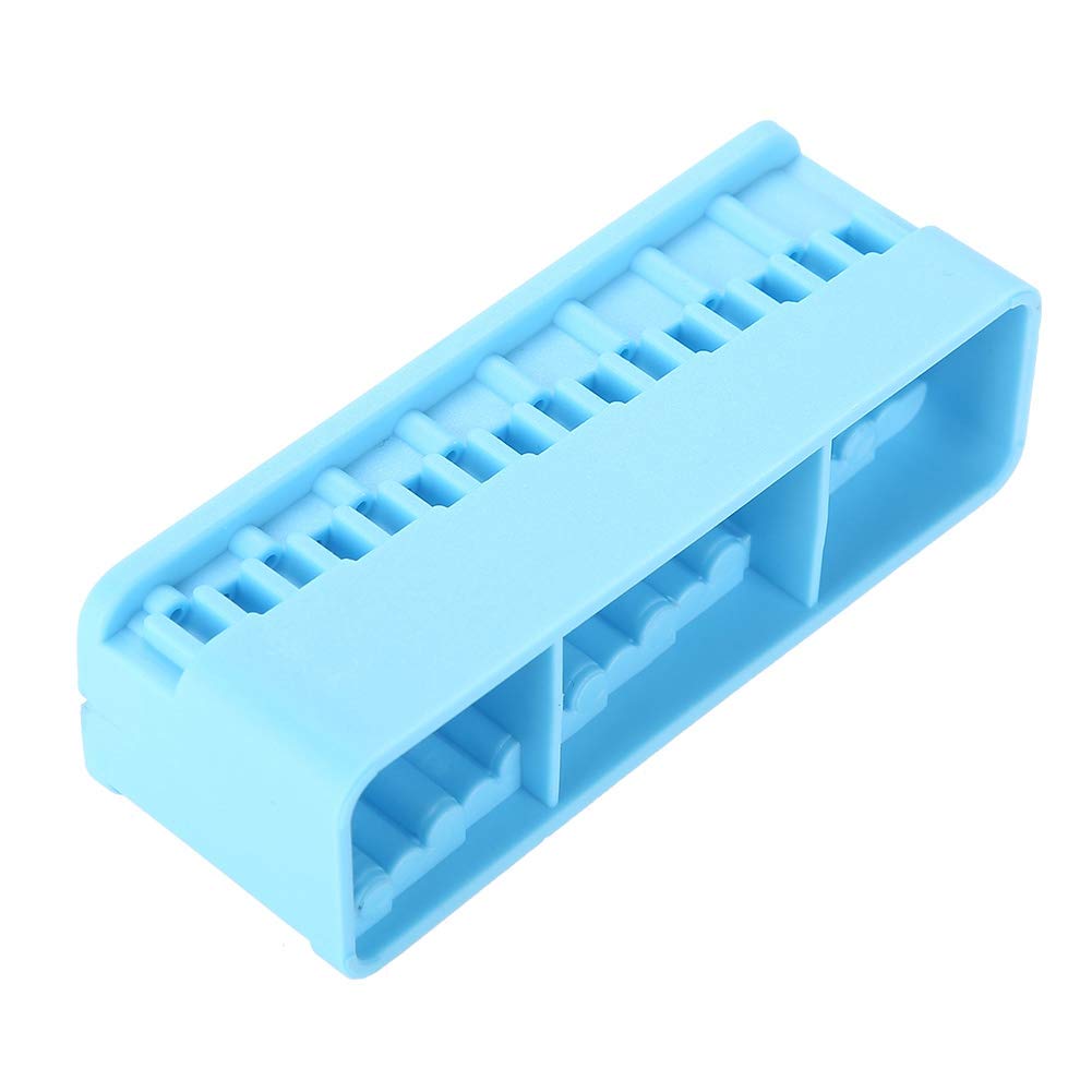 **Endo Block ProTaper File Ruler - Professional Dental Measuring Tools Holder Stand (Blue) - Precise Measurement for Endodontic Procedures & Dental Clinics**