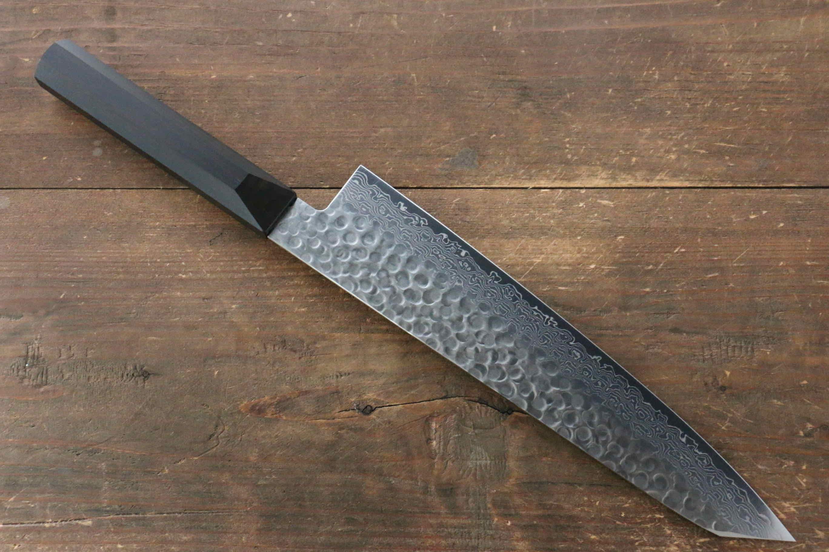 Premium Jikko VG10 17-Layer Damascus Gyuto Chef Knife 230mm (9 Inch) with Ebony Wood Handle - Professional Japanese Kitchen Knife for Slicing, Dicing & Meat Cutting