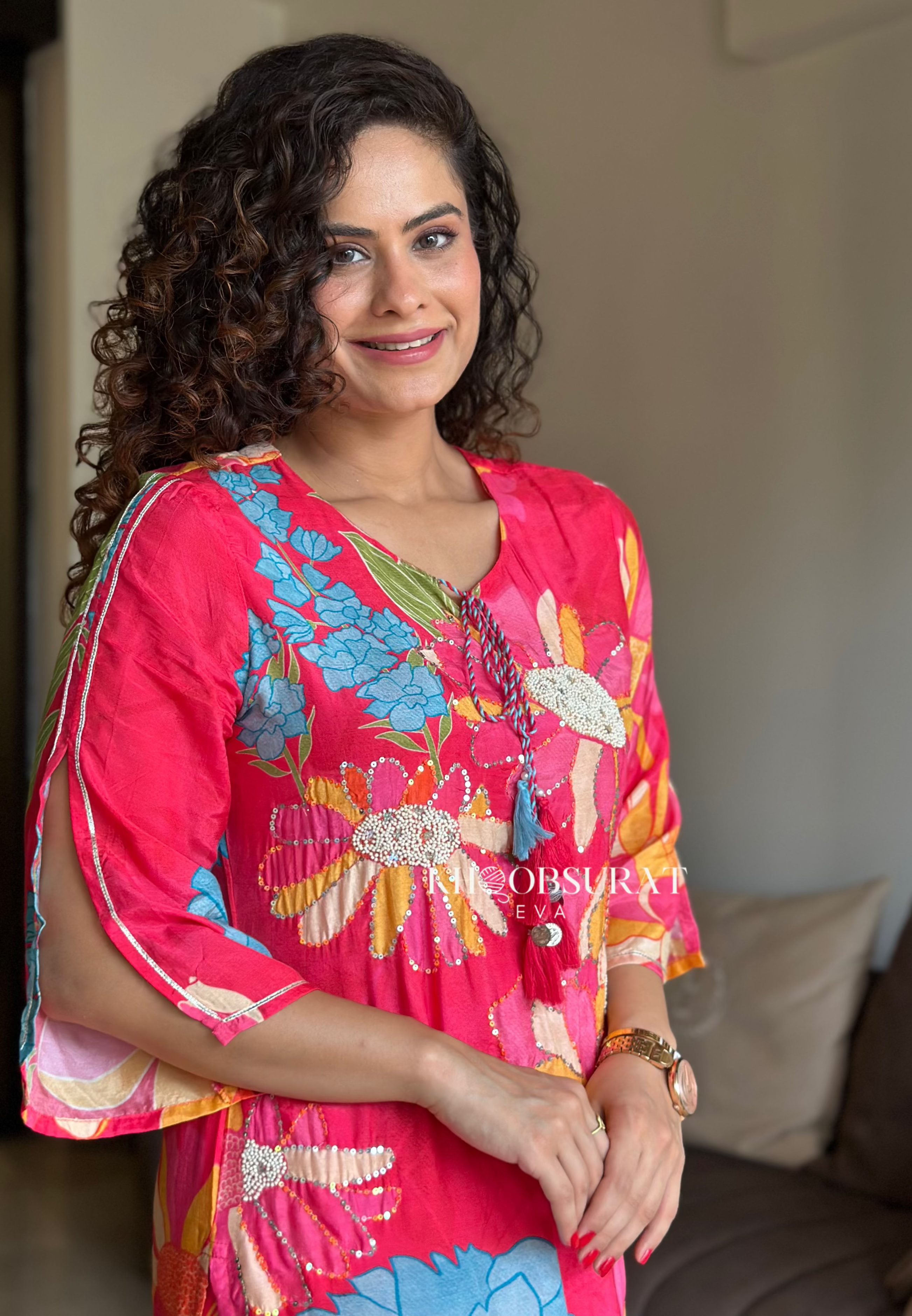 Stylish Pink Matching Outfit Set for Women - Trendy Festive Coord Set for Parties, Holidays & Special Occasions