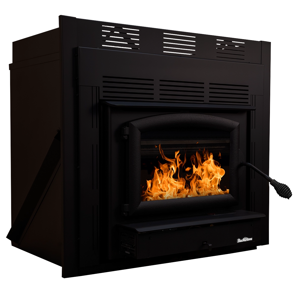 Buck Stove Model 74 Zero Clearance Non-Catalytic Wood Burning Fireplace with Blower - Efficient Home Heating for Living Rooms & Cabins