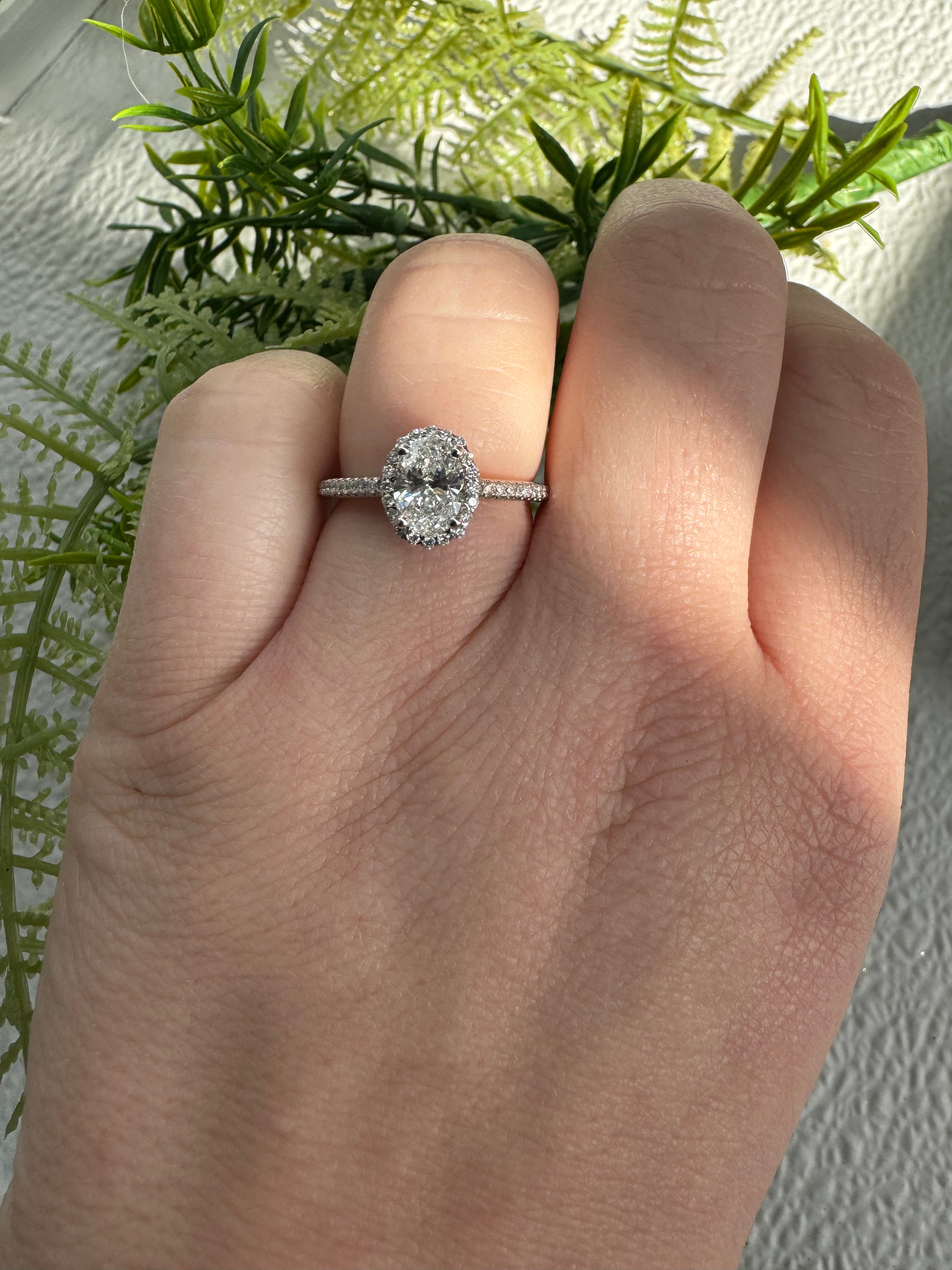 Charlotte Engagement Ring - Elegant Diamond Wedding Band for Women - Perfect for Proposals, Anniversaries & Bridal Jewelry