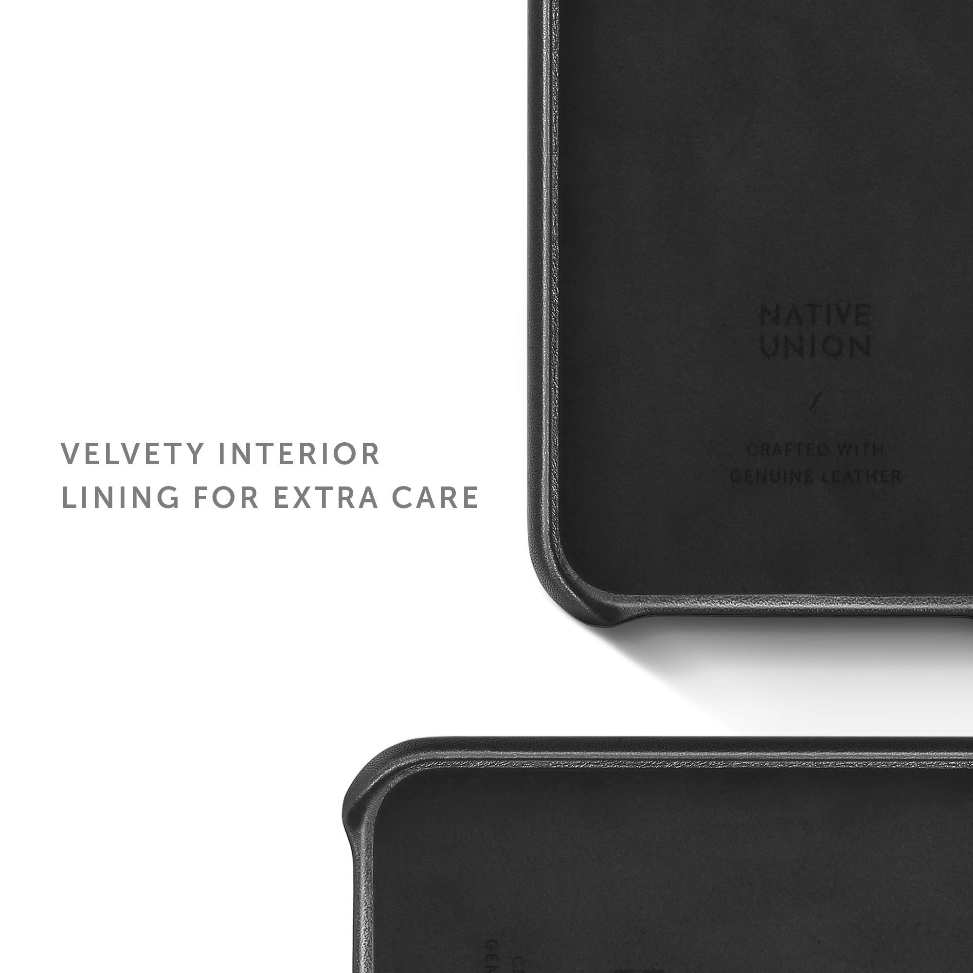 Native Union Clic Card Case & 10ft Ultra-Strong Belt Cable Bundle for iPhone 11 Pro - Black & Zebra | Wallet Case with Reinforced Lightning Charger for Everyday Carry & Travel Accessories