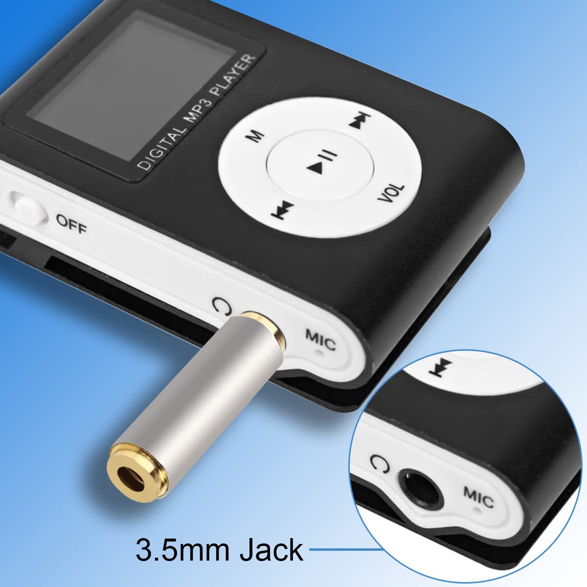 2.5mm to 3.5mm Audio Adapter - Female to Male Stereo Headphone Jack Converter (5 Pack) for Smartphones, Microphones, Tablets - Perfect for DJ Equipment, Gaming Headsets & Home Audio Systems