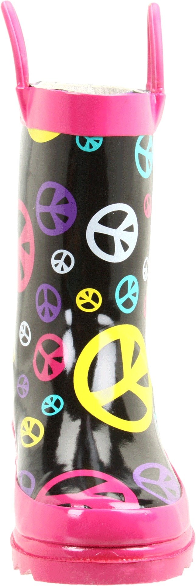 Western Chief Peace Drops Rain Boots for Toddlers & Kids - Waterproof Rubber Rain Booties for Puddle Jumping, Outdoor Play & Preschool