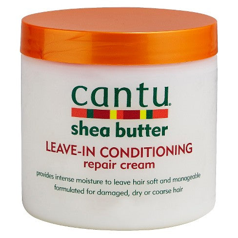 Cantu Shea Butter Leave-In Conditioner Repair Cream - 16 oz for Dry, Damaged Hair - Hydrating & Nourishing Hair Treatment for Curly, Coily & Natural Hair Types - Perfect for Daily Use & Styling