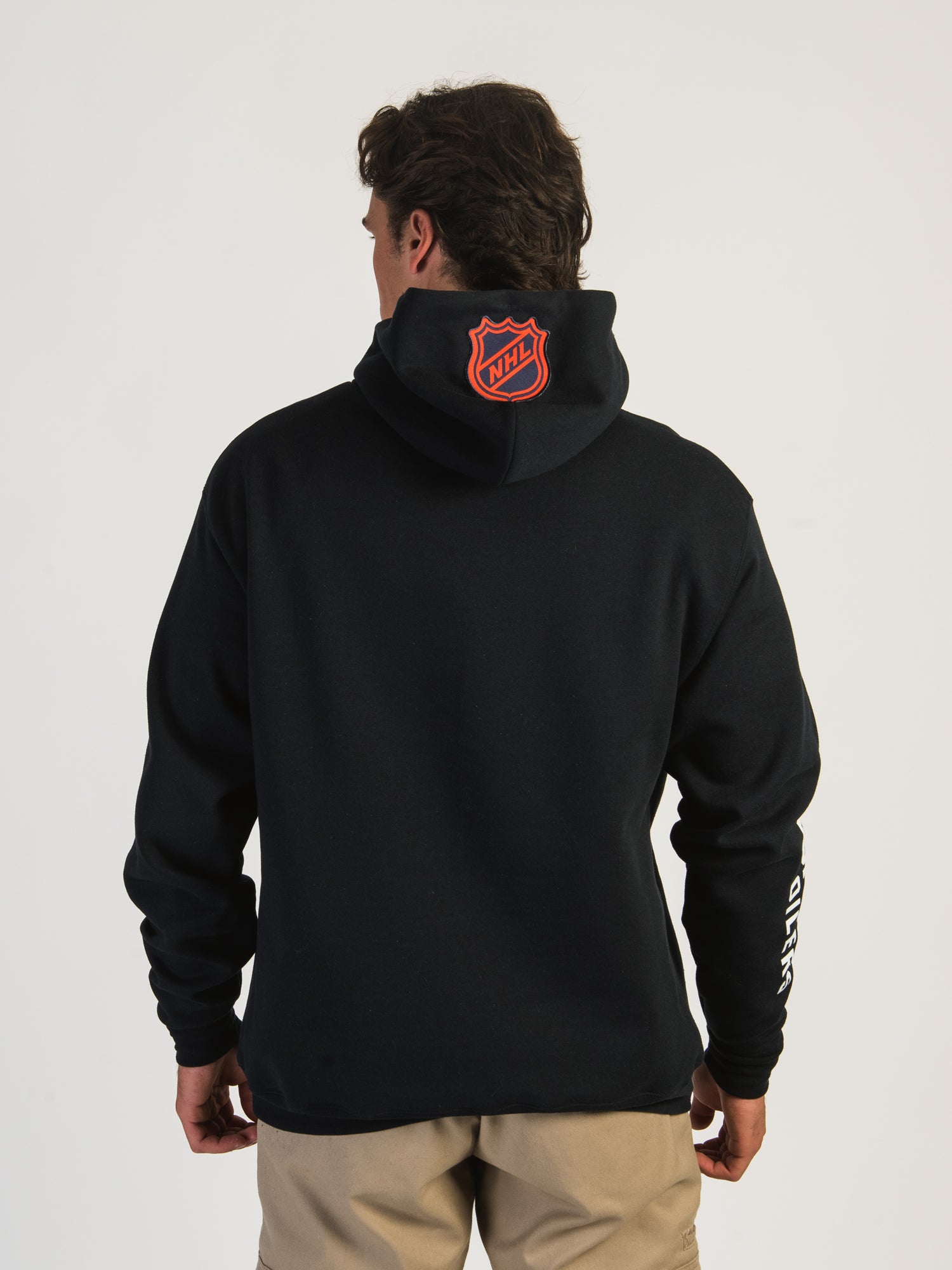Champion NHL Edmonton Oilers Center Ice Pullover Hoodie - Men's & Women's Casual Wear for Game Day & Outdoor Activities