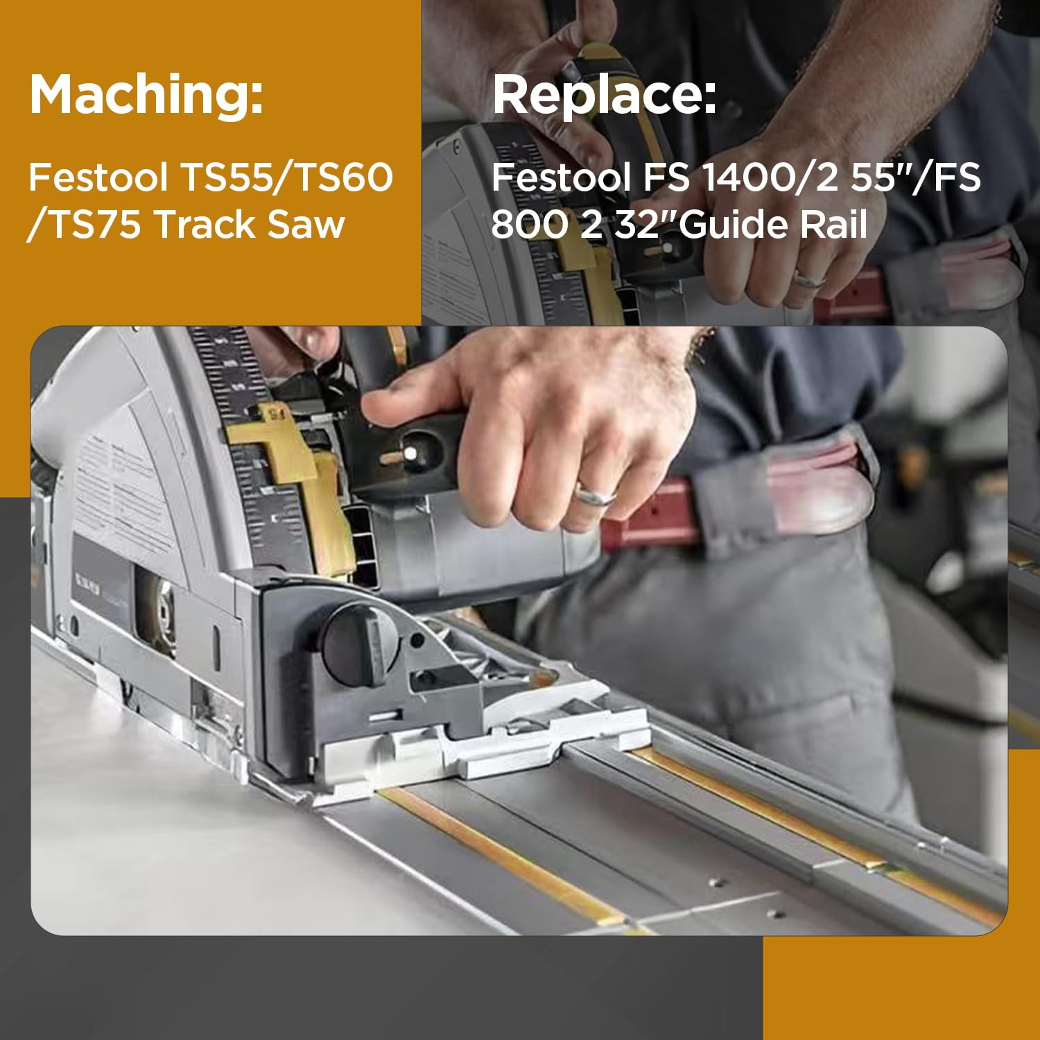 Festool TS-55/75 Track Saw Guide Rail Kit - 110