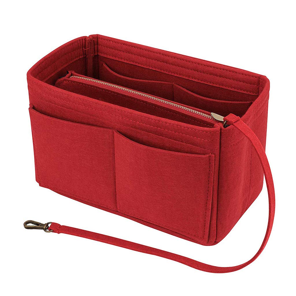 Atech Felt Makeup Bag Organizer - Cosmetic Storage for Travel & Home