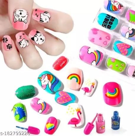 Jellify Makeup Butterfly Nail Art & Eye Shadow Kit - 2 Pack, Multicolor - Perfect for Halloween, Cosplay, and DIY Beauty Looks