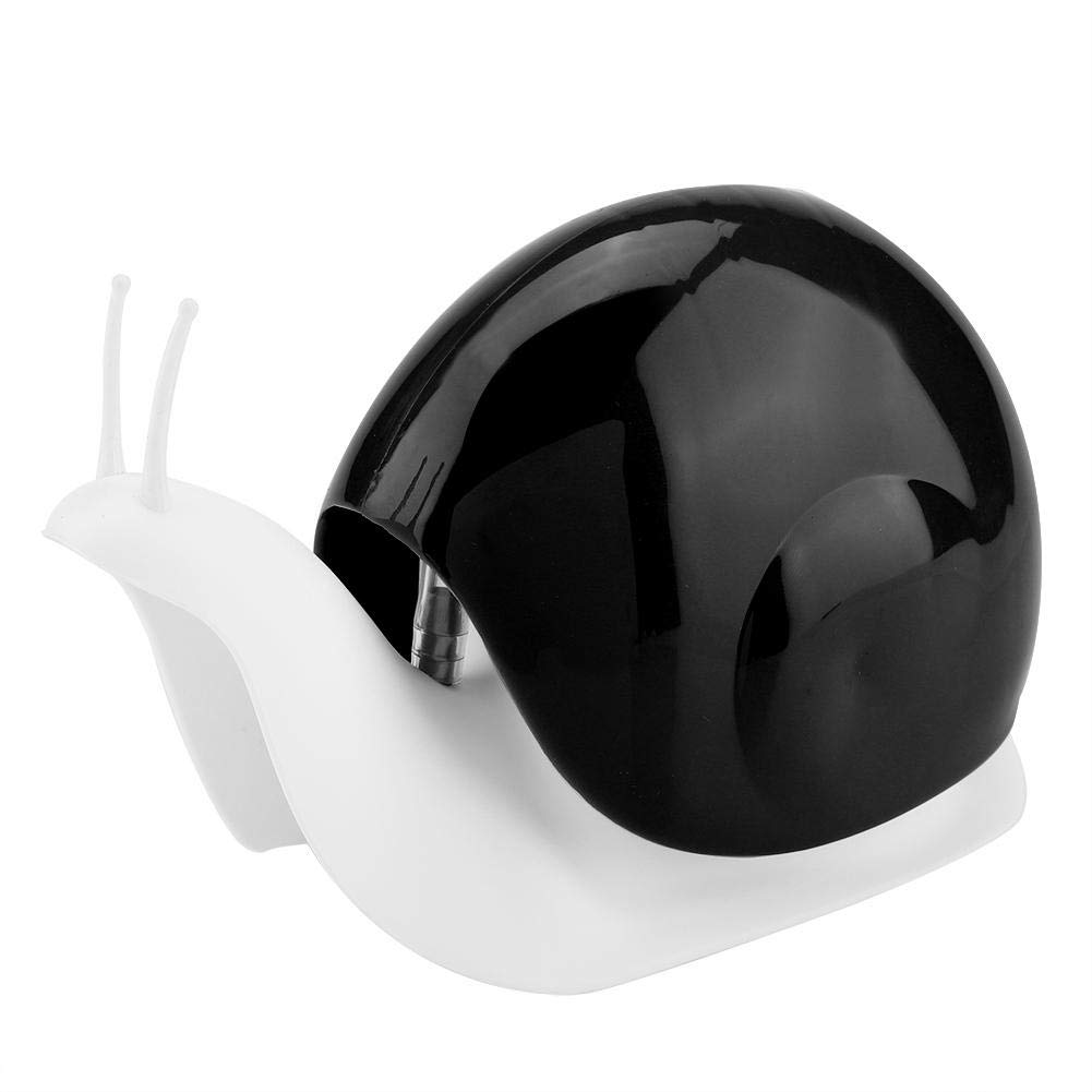Snail-Shaped Hand Press Soap Dispenser - Liquid Soap, Shampoo & Lotion Bottle for Bathroom & Kitchen - Leak-Proof Shower Gel Container (Black) | Perfect for Sink Countertops, Shower Walls & Vanity Organizers