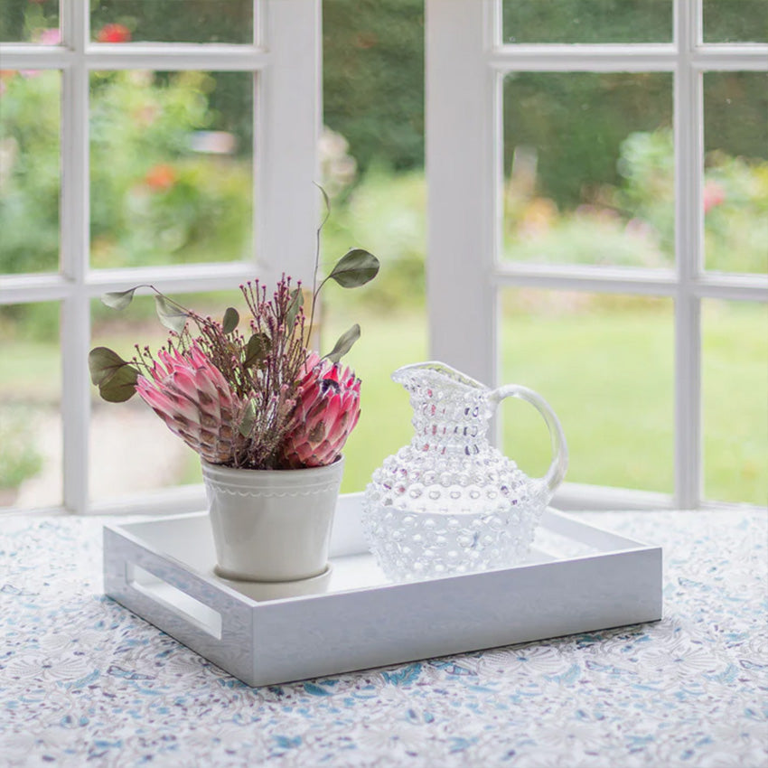 Addison Ross Lacquered Serving Tray - Elegant Wooden Tray for Breakfast in Bed, Coffee Table Decor, or Hostess Gift - Home Decor & Kitchen Serving Accessory