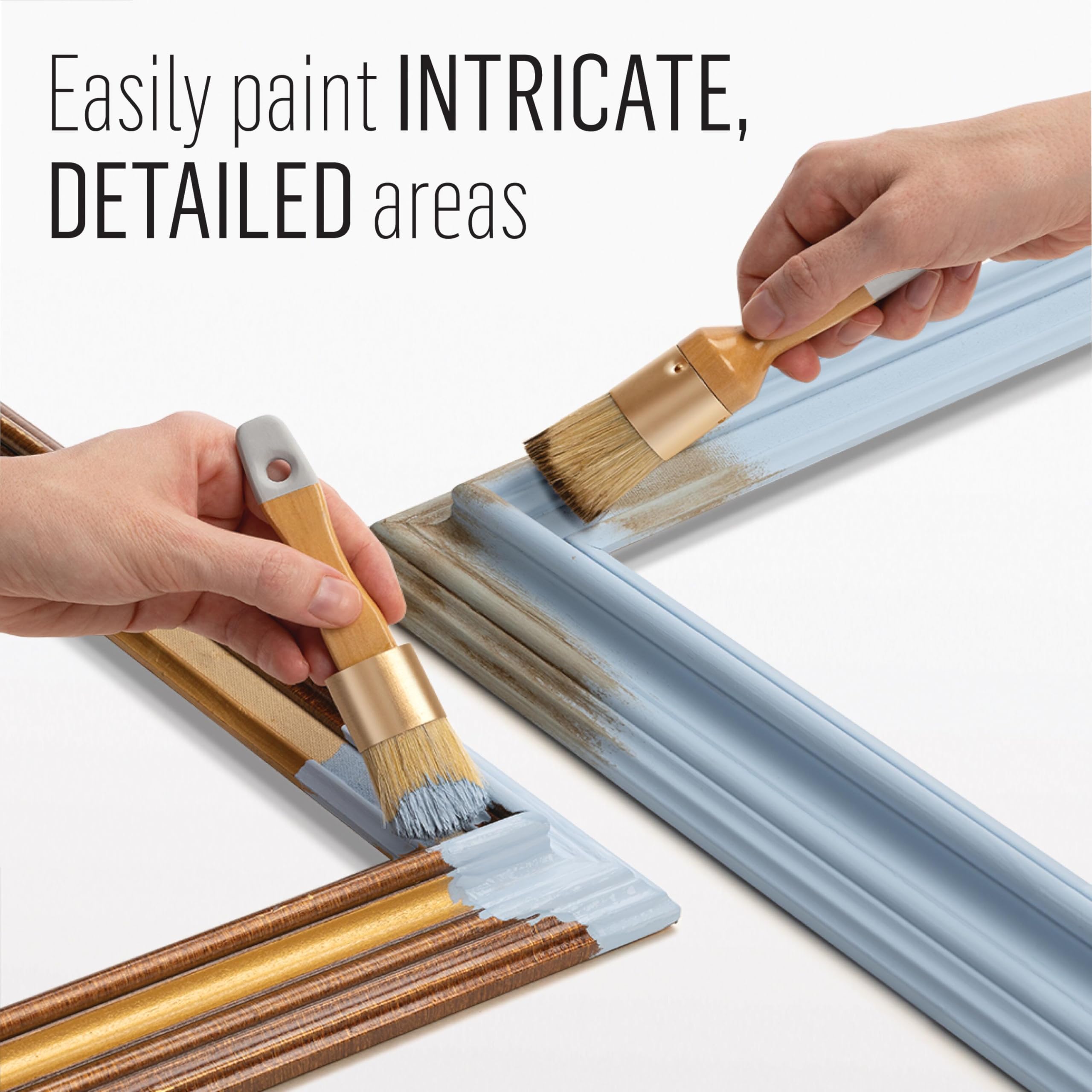 FolkArt Chalk & Wax Brushes for Home Decor DIY