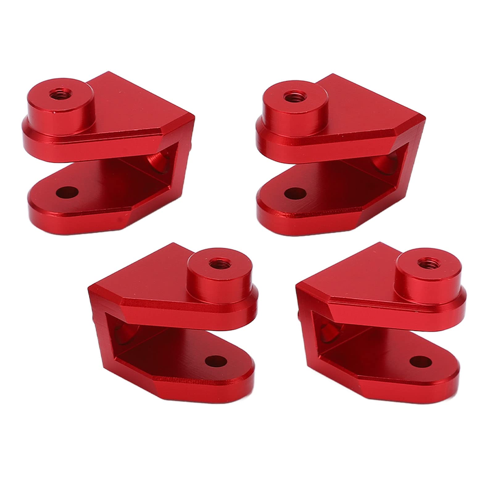 Heavy Duty Front Rear Axle Shock Mount for LOSI 1/8 LMT SOLID AXLE Monster Truck - Wear Resistant & Eco Friendly (Red) - Perfect for Off-Road Racing & RC Car Upgrades