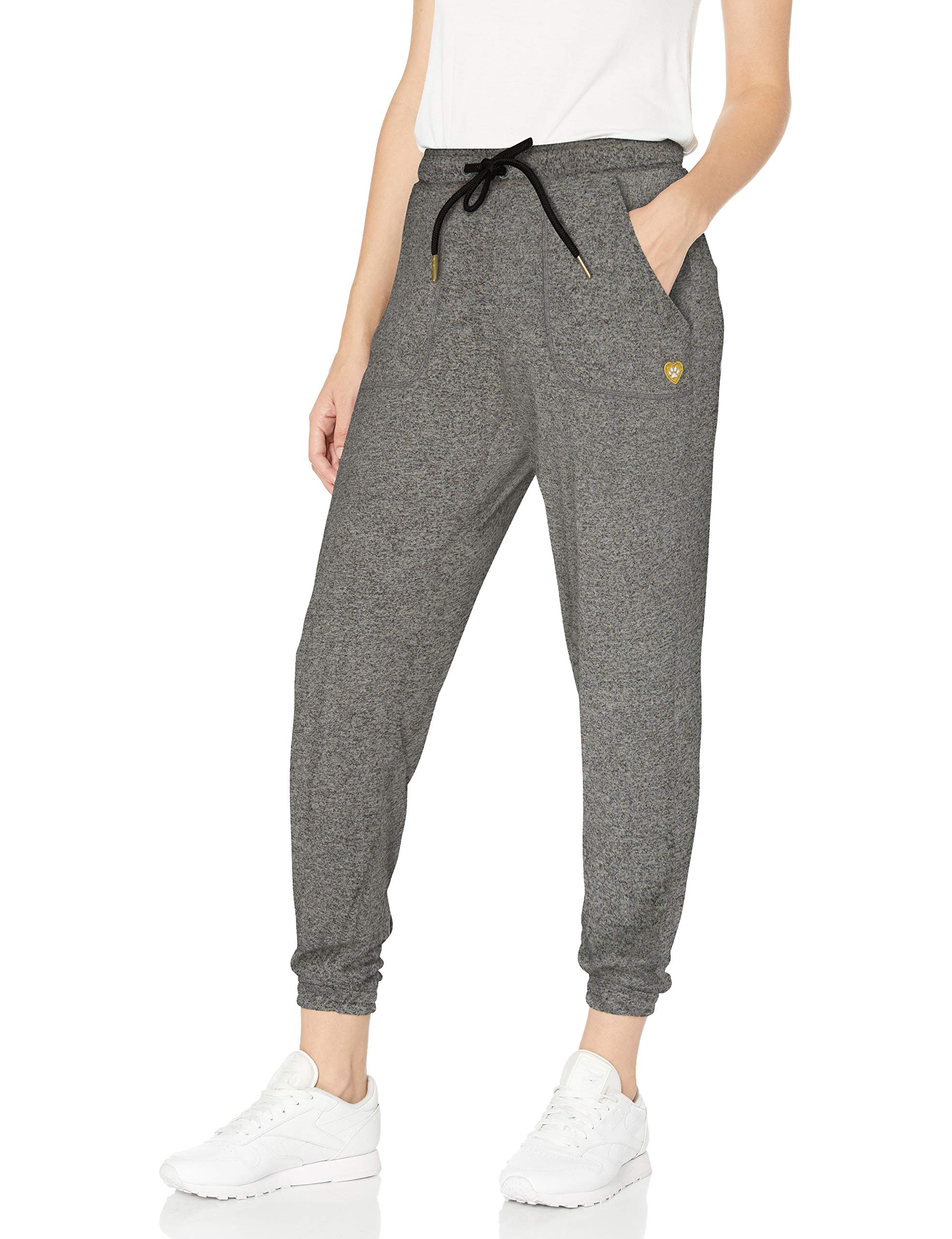 Skechers Women's Cozy Pull-On Jogger Sweatpants for Dogs & Cats Lovers - Soft Lounge Pants for Relaxing at Home, Running Errands & Pet Cuddling