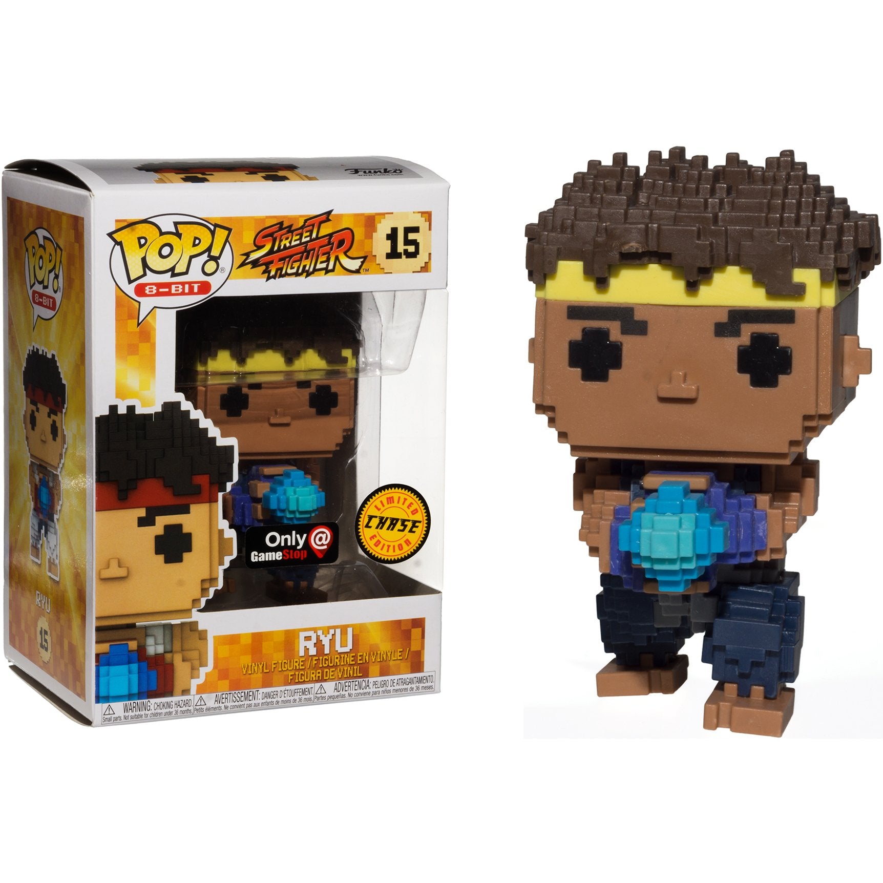 Street Fighter Ryu GameStop Exclusive Chase Action Figure - Perfect for Collectors, Gaming Fans & Home Decor Display