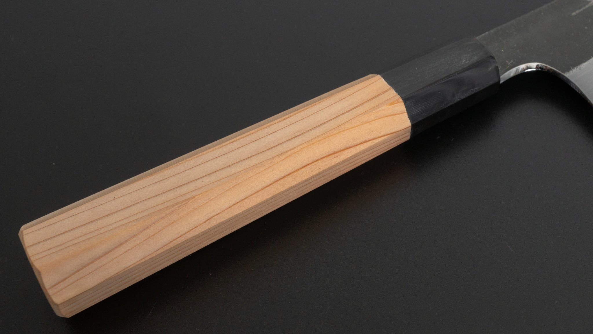 Hitohira Togashi White #2 Kurouchi Gyuto 210mm Japanese Chef Knife with Hinoki Cypress Handle - Perfect for Sushi, Meat Cutting & Professional Kitchen Use