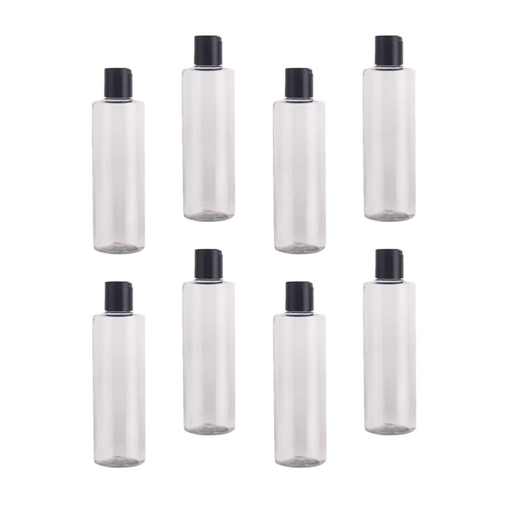 TOPBATHY 8-Piece Travel Bottle Set - Leak-Proof Empty Shampoo, Lotion & Liquid Containers with Spray Bottle | TSA Approved for Toiletries, Cosmetics & Skincare | Perfect for Air Travel, Gym & Vacation