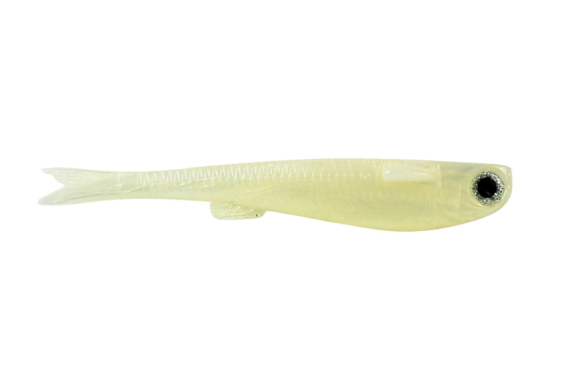NLBN No Live Bait Needed 5 Lil Mullets Fishing Lures - Saltwater & Freshwater Artificial Baits for Bass, Trout, and Redfish - Perfect for Kayak, Shore, and Boat Fishing