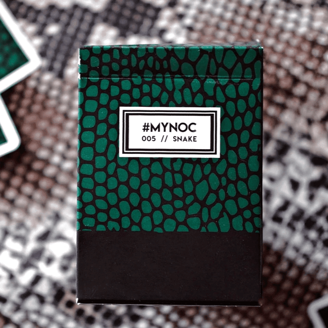 Premium MYNOC Deck 5 Snake Edition Playing Cards - 52 Poker Cards for Magic Tricks, Card Games & Collectors (Ideal for Poker Nights, Gifts & Cardistry)