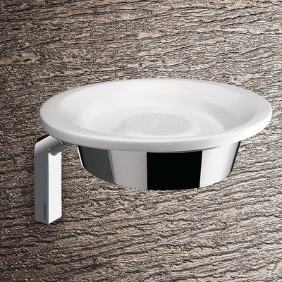Stainless Steel Wall Mounted Soap Dish Holder - Rustproof Bathroom Organizer for Shower, Kitchen Sink & Vanity | Modern Home Decor Accessory