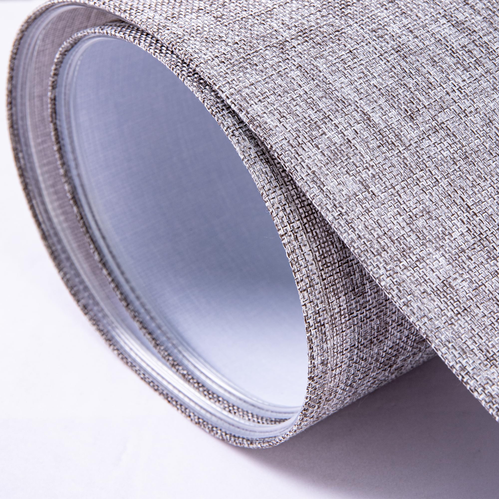 Wellmet 18x18x12 Inch Fabric Drum Lampshade - Classic Modern Grey Spider Fitter for Table, Bedside & Floor Lamps | Perfect for Living Room, Bedroom & Office Lighting Decor