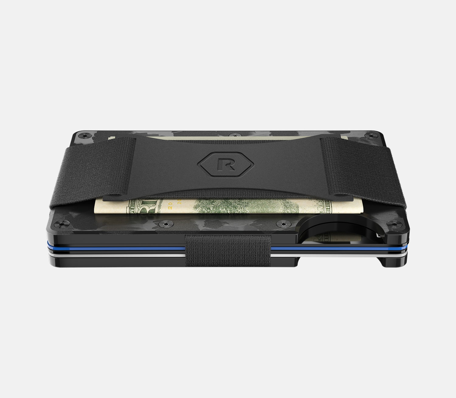 Ridge Wallet Forged Carbon - Slim Minimalist RFID Blocking Front Pocket Wallet for Men | Perfect for Everyday Carry, Travel & Gifting