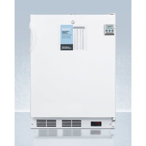 Accucold 24-Inch Wide Built-In All Refrigerator - ADA Compliant, Energy Efficient, FF7LWBIPLUS2ADA Model - Perfect for Restaurants, Hotels, and Commercial Kitchens