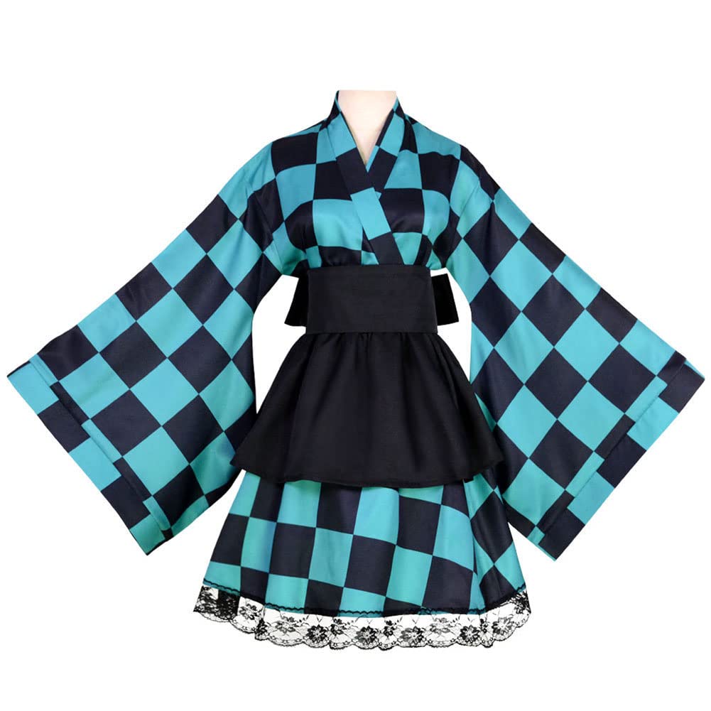 Japanese Kimono Cosplay Costume for Women - Anime Dress Uniform Outfit - Perfect for Halloween, Cosplay Events & Themed Parties