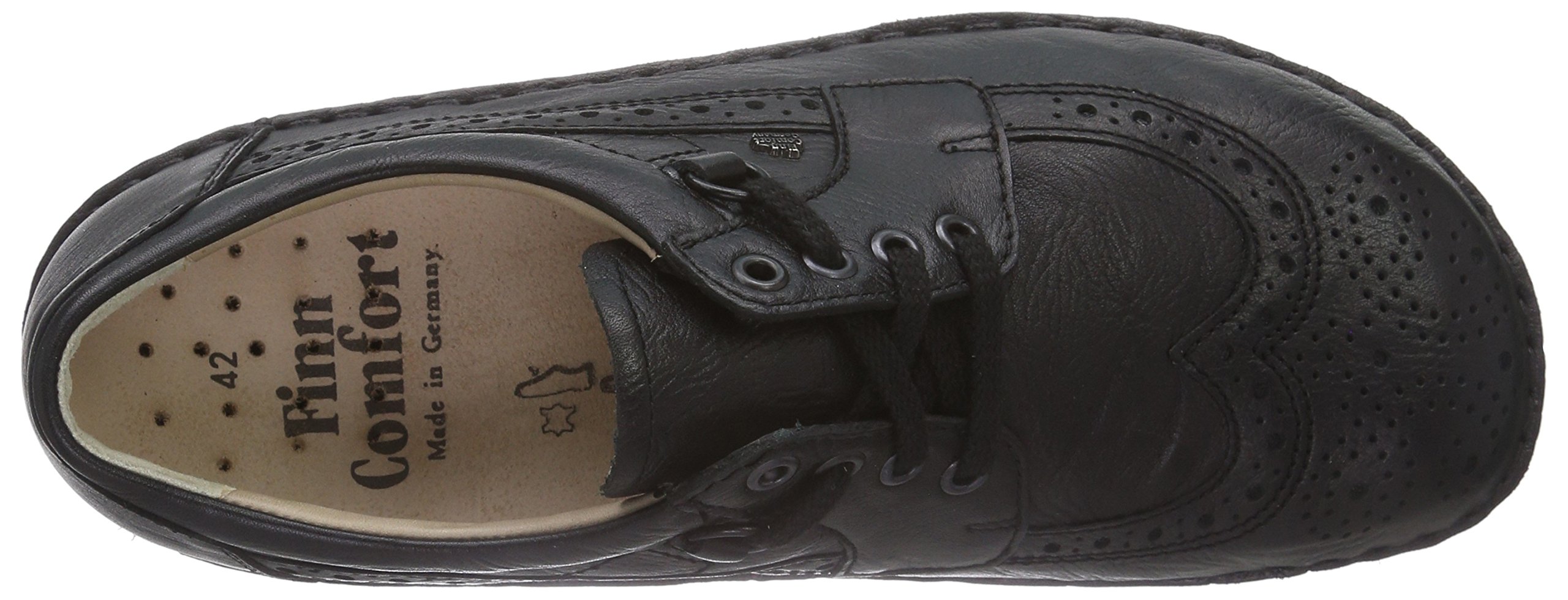 Finn Comfort Men's York Leather Shoes - Premium Comfort & Support for Walking, Travel & Work - Handcrafted in Germany