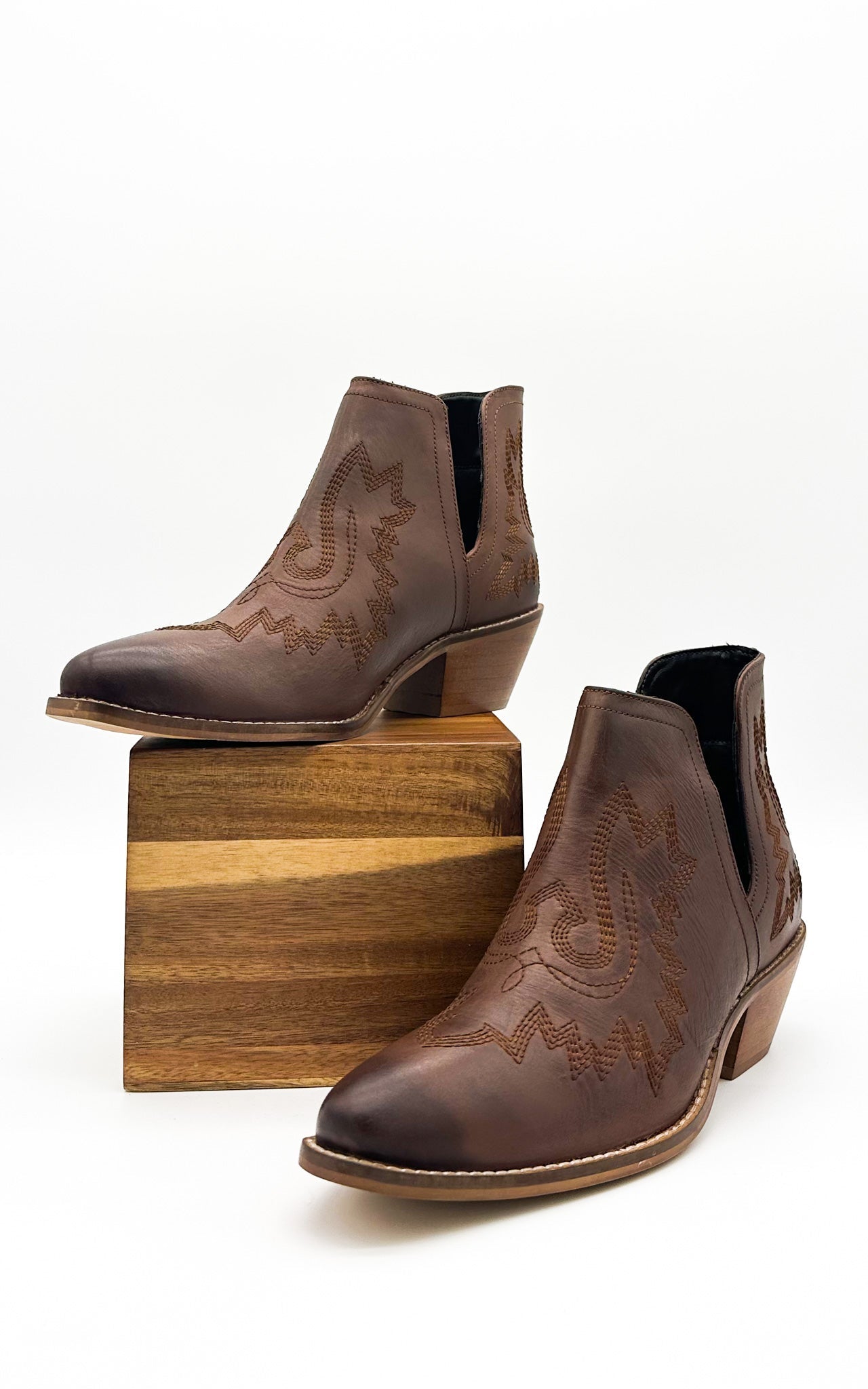 Stylish Brown Booties for Women - Comfortable & Trendy Footwear for Casual Outings, Work, and Everyday Wear