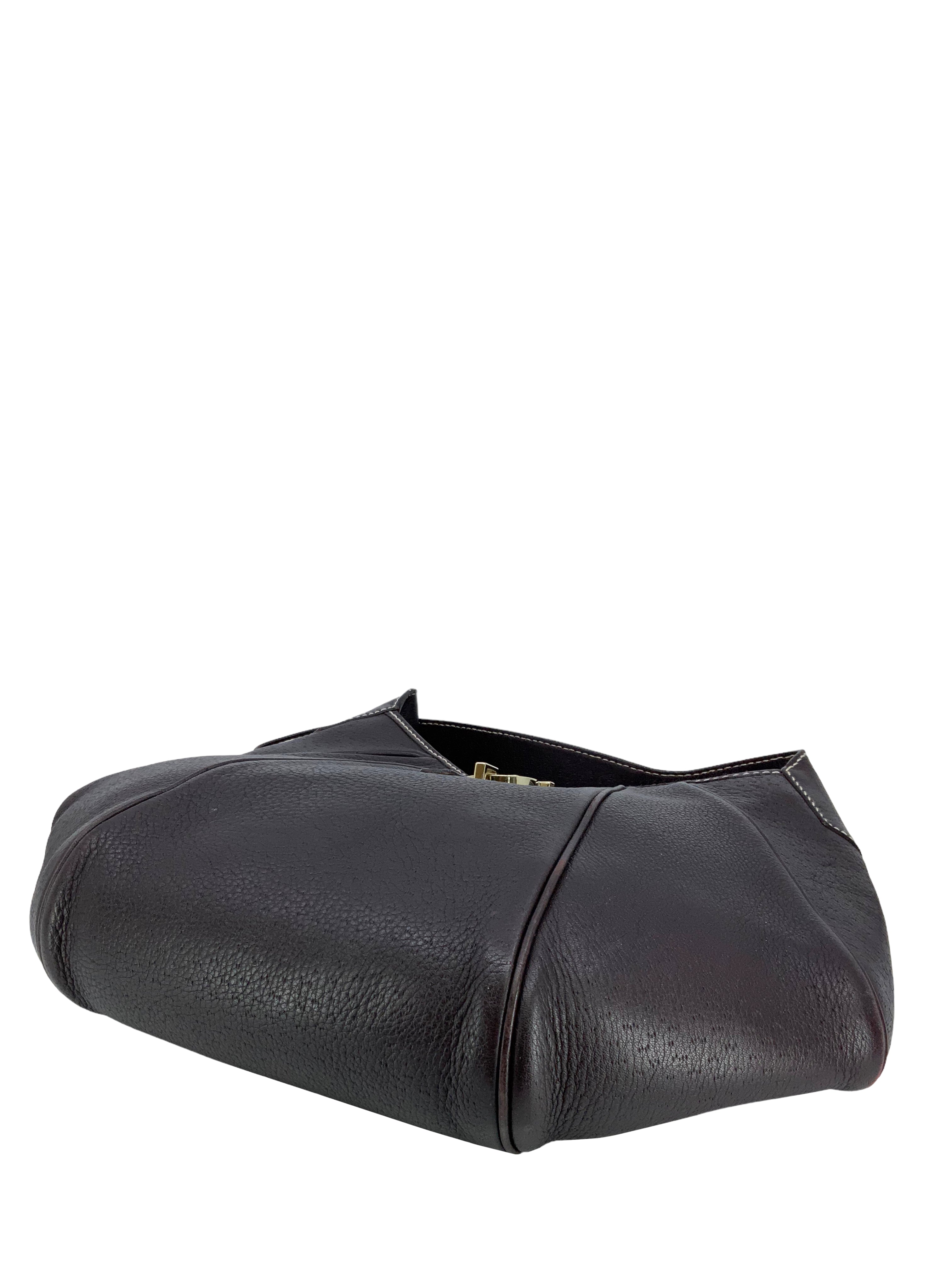 Salvatore Ferragamo Genuine Leather Hobo Handbag for Women - Stylish Shoulder Bag for Work, Travel & Everyday Use