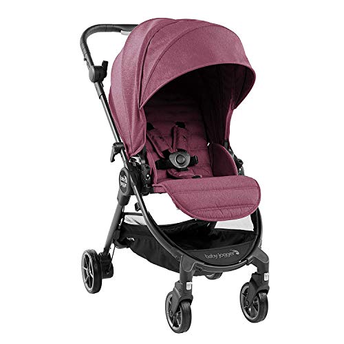 Baby Jogger City Tour LUX Stroller - Ultra Lightweight Compact Travel Stroller for Infants & Toddlers with Backpack Carry Bag | Foldable Design for Airplane & Car Travel | Rosewood Color | Perfect for City Walks, Shopping & Vacations
