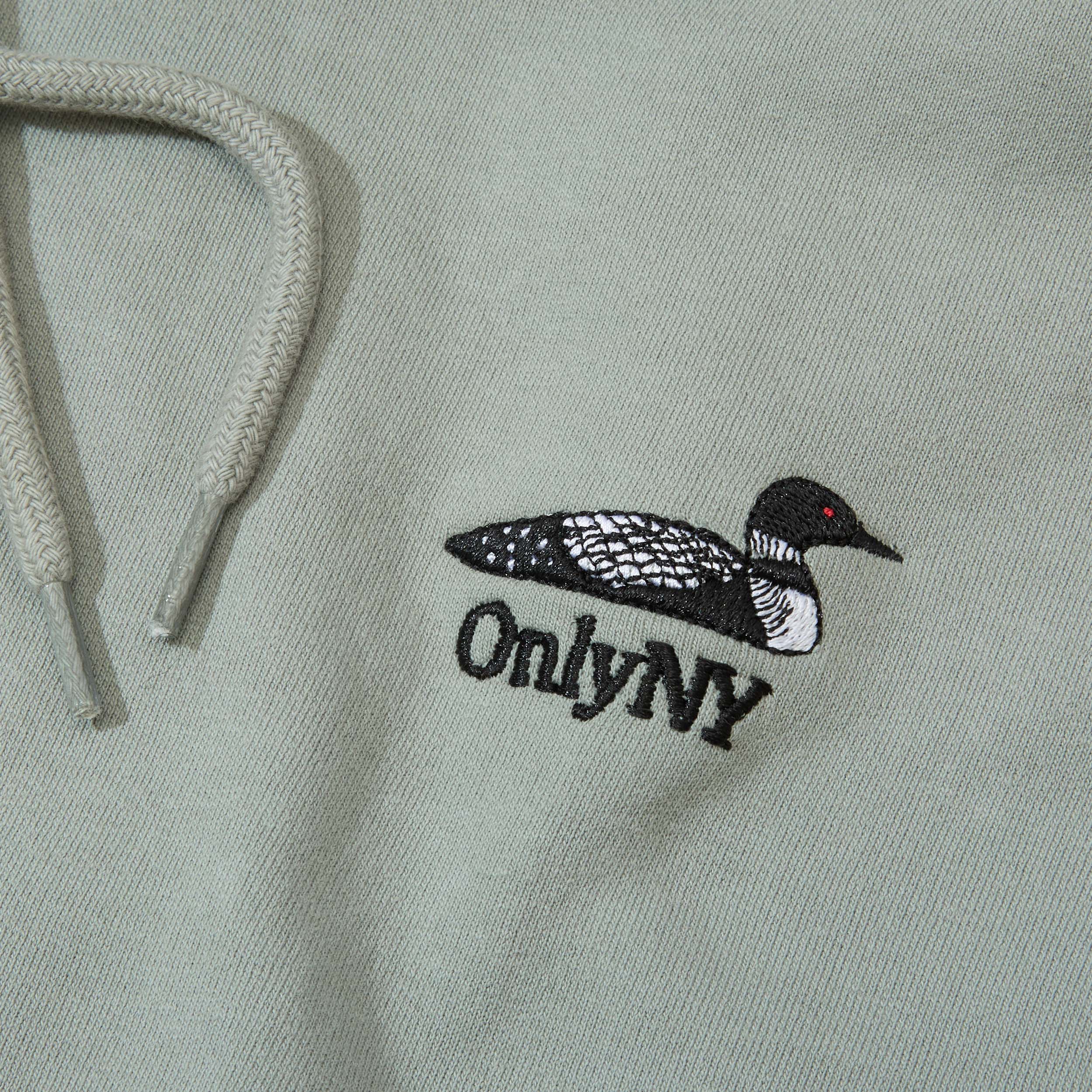 Only NY Loon Hoodie - Light Sage Green Pullover Sweatshirt for Men & Women | Cozy Casual Wear for Street Style & Outdoor Activities