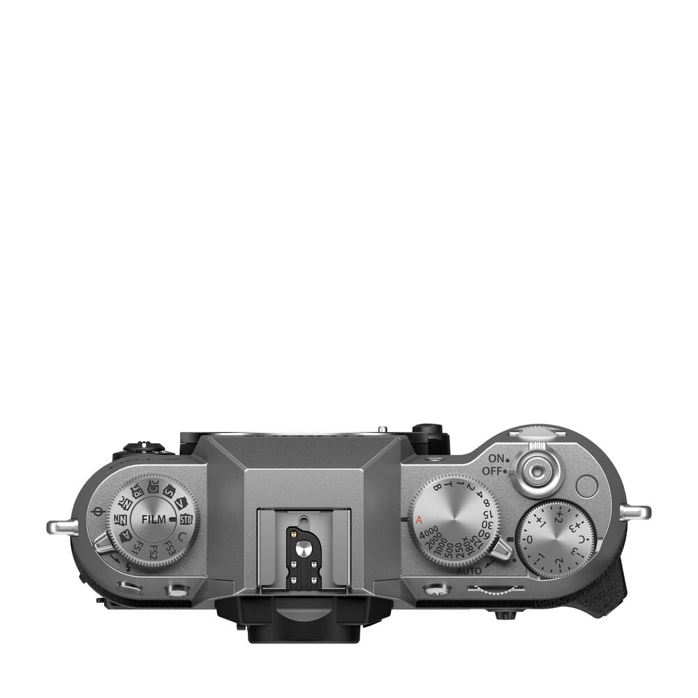 FUJIFILM X-T50 Mirrorless Digital Camera with 26.1MP APS-C Sensor - Silver | Compact Travel & Street Photography Camera for Vloggers & Content Creators