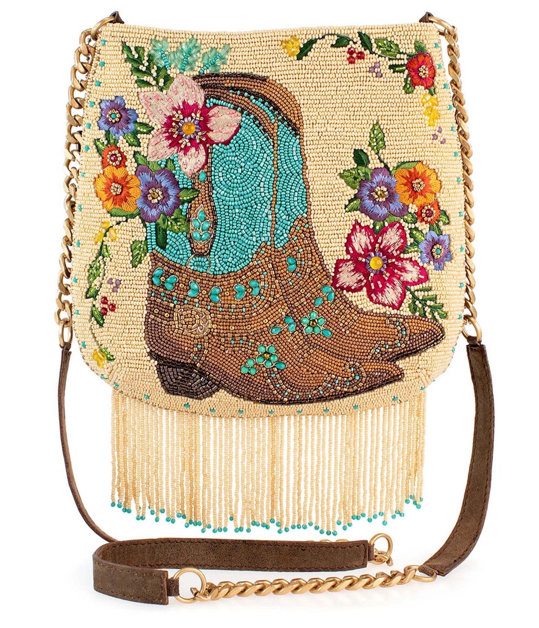 Mary Frances Line Dance Crossbody Handbag - Stylish Leather Purse for Women | Perfect for Parties, Concerts & Night Out