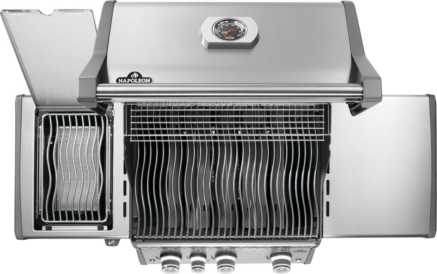 Napoleon Rogue PRO 425 SIB Stainless Steel Gas Grill - Outdoor BBQ Grill for Backyard, Patio & Tailgating | Heavy-Duty Construction & Even Heat Distribution