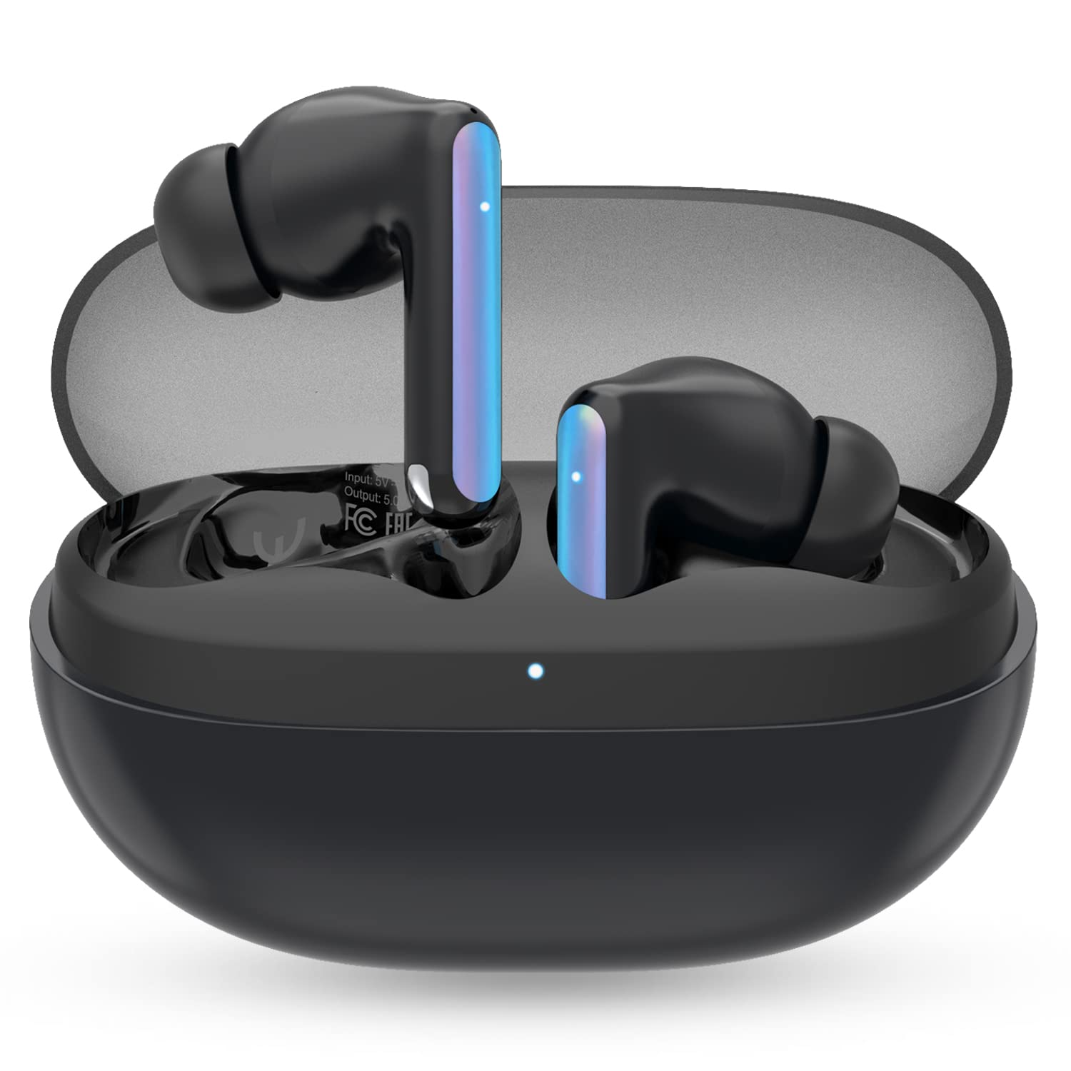 Tecno Wireless Bluetooth Earbuds with Microphone, HiFi Stereo Deep Bass, 35H Playtime, IPX7 Waterproof, True Wireless Earbuds for Running, Gym Workouts, Travel & Office Calls - Perfect for Sports, Work & Daily Use