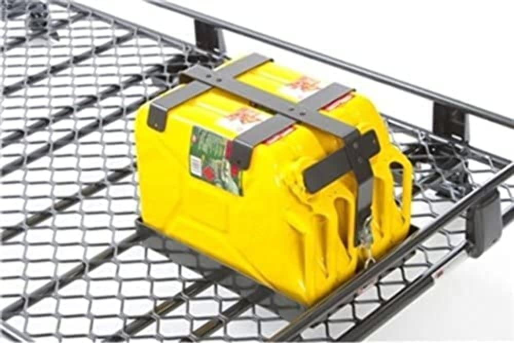 ARB Double Jerry Can Holder - Heavy Duty Off-Road Rack for 4x4 Vehicles (3500390) - Perfect for Overlanding, Camping & Outdoor Adventures