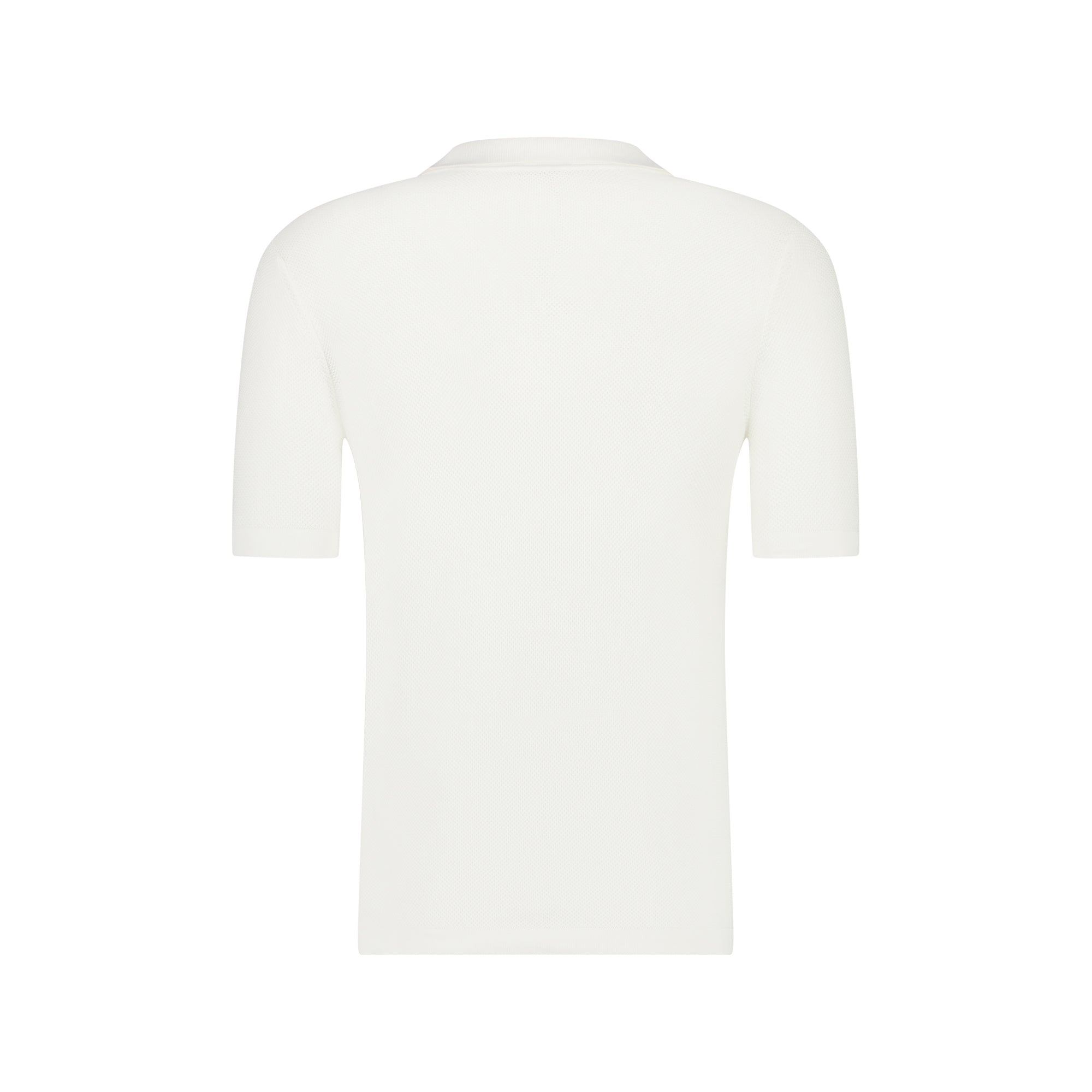 FRADI Men's Classic Short Sleeve Polo Shirt - Breathable Cotton, Slim Fit Casual Top (White) | Perfect for Office, Golf, and Summer Outings