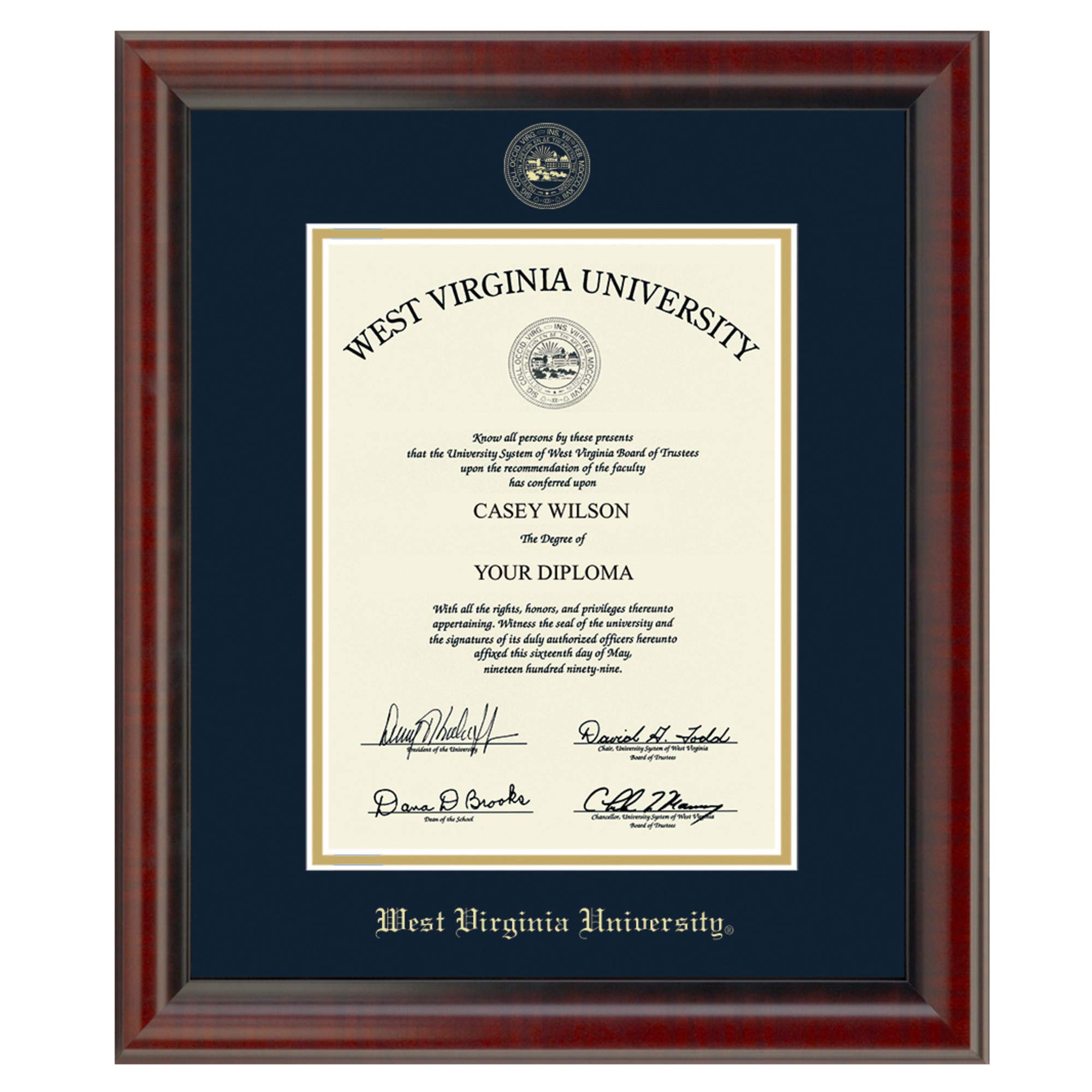 NCAA Unisex Adult Diploma Frame - Display Your College Achievement with Style - Perfect for Graduation Gifts, Office Decor & Home Display