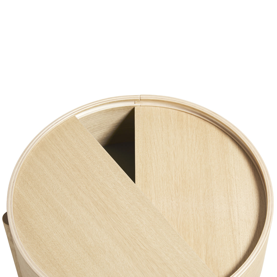 Julie Begtrup & Ditte Vad Arc Side Table - Modern Wooden End Table for Living Room, Bedroom, or Office - Perfect for Coffee, Books, and Decor