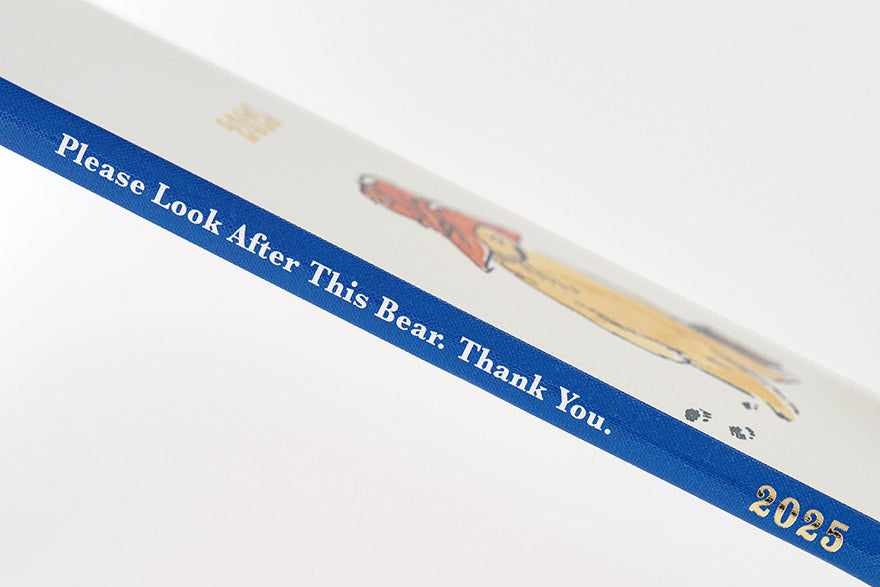Hobonichi Techo 2025 Planner - Spring April Start Weekly Hardcover Notebook with Paddington Bear Design | Japanese Edition | Perfect for Journaling, Scheduling & Daily Planning